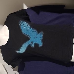American Eagle black favorite T
